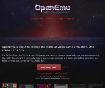 Openemu.org(Multiple Video Game System) Screenshot