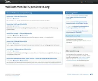 Openestate.org(Willkommen bei) Screenshot