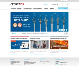 Openetics.com(Fabricante Especialista de Voz) Screenshot