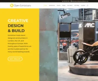 Openexhibitions.com(Open Exhibitions) Screenshot