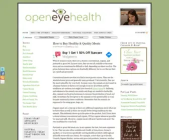 Openeyehealth.com(Open Eye Health) Screenshot