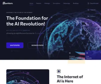 Openfabric.ai(The Foundation for the AI Revolution) Screenshot