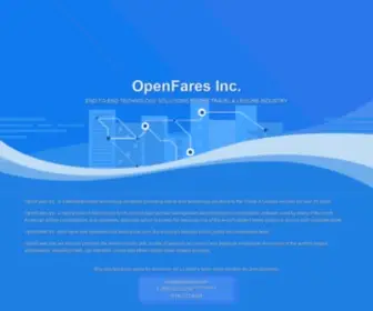Openfares.com(OpenFares Inc) Screenshot