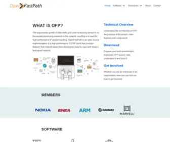 Openfastpath.org(The OpenFastPath project page) Screenshot