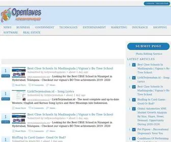 Openfaves.com(Top Videos and Best Photos from Web) Screenshot
