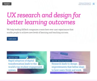Openfieldcreative.com(EdTech UX Research &amp; Design for Better Learning Outcomes) Screenshot