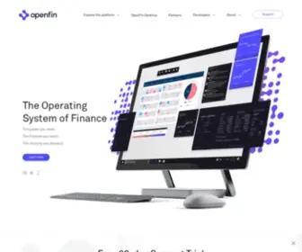 Openfin.co(The Operating System of Finance) Screenshot