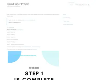Openflutterproject.com(Open Flutter Project) Screenshot