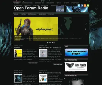 Openforumradio.com(Open Forum Radio) Screenshot