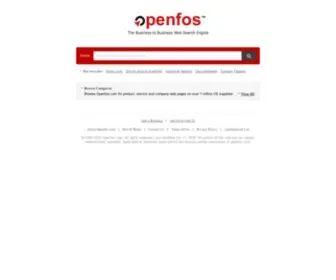 Openfos.com(The Business to Business Web Search Engine) Screenshot