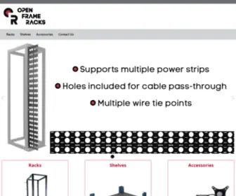 Openframeracks.com(Open Frame Racks Home) Screenshot