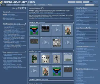 Opengameart.org(Opengameart) Screenshot
