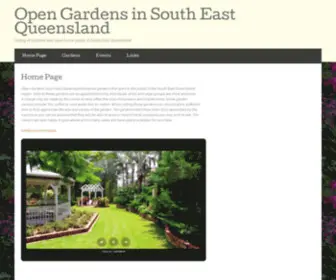 Opengardens-Seq.com(Open Gardens in South East Queensland) Screenshot