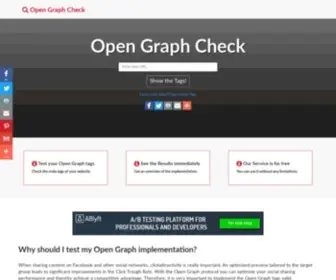 Opengraphcheck.com(Open Graph Check) Screenshot