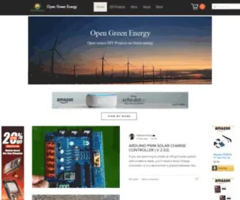 Opengreenenergy.com(DIY Solar Projects) Screenshot