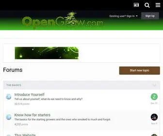 Opengrow.com(Forums) Screenshot