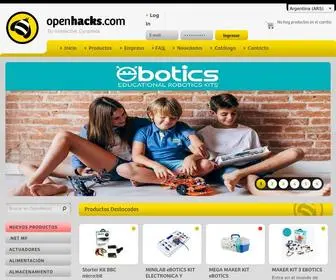 Openhacks.com(Open Source Hardware) Screenshot