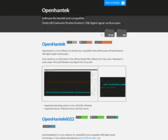 Openhantek.org(OpenHantek) Screenshot