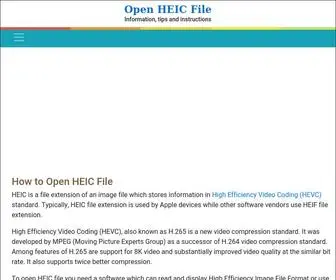 OpenheicFile.com(Open HEIC File) Screenshot