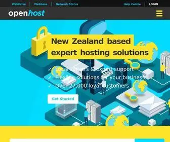 Openhost.co.nz(Openhost NZ) Screenshot