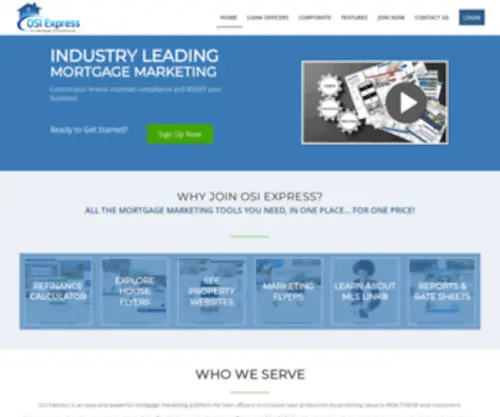 Openhouseflyers.net(Mortgage Marketing) Screenshot
