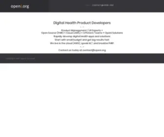 Openi.org(Digital Health Product Development) Screenshot