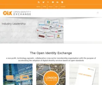 Openidentityexchange.org(The Open Identity Exchange) Screenshot