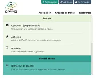 Openig.org(Occitanie) Screenshot