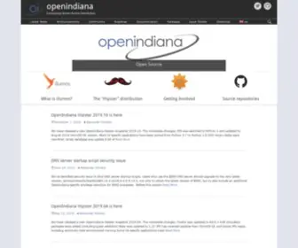 Openindiana.org(Community-driven illumos Distribution) Screenshot