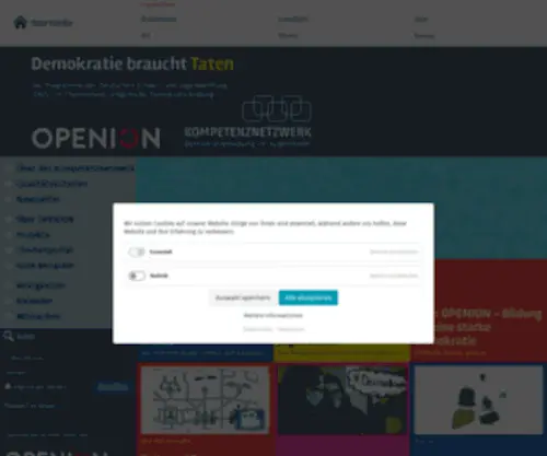 Openion.de(Ein projekt der dkjs) Screenshot