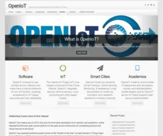 Openiot.eu(OpenIoT project) Screenshot