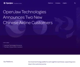 Openjawtech.com(OpenJaw Technologies) Screenshot