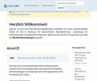 Openjur.de(Openjur) Screenshot