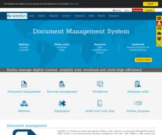 Openkmcloud.com(Document Management System Software) Screenshot