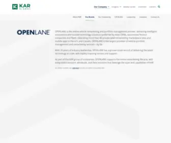 Openlane.com Screenshot