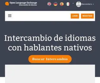 Openlanguageexchange.com(Intercambio de Idiomas) Screenshot