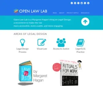 Openlawlab.com(A blog by Margaret Hagan) Screenshot