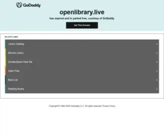 Openlibrary.live(Openlibrary live) Screenshot