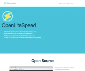 Openlitespeed.org(Openlitespeed) Screenshot