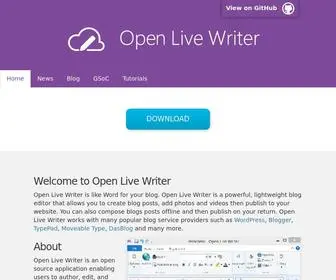 Openlivewriter.org(Open Live Writer) Screenshot