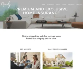 Openly.inc(Premium Home Insurance Provider) Screenshot