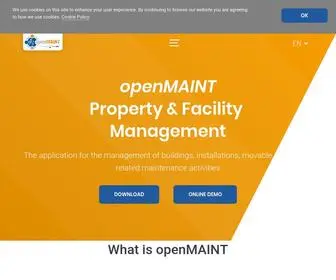 Openmaint.org(Home — openMAINT) Screenshot