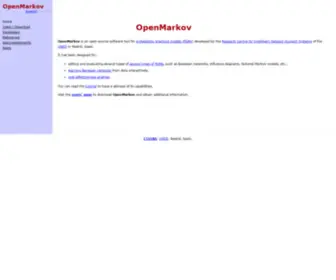 Openmarkov.org(CISIAD) Screenshot