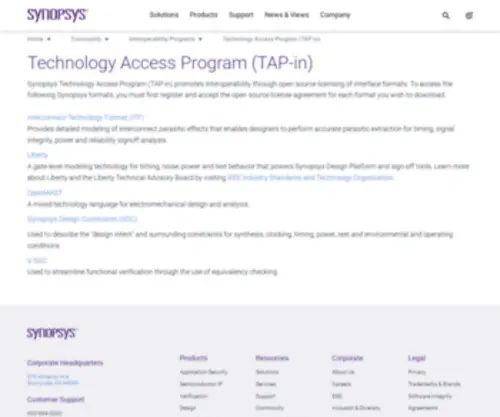 Openmast.org(Technology Access Program (TAP) Screenshot