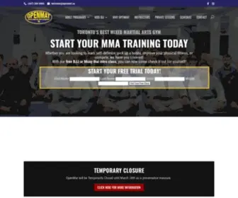 Openmat.ca(OpenMat Mixed Martial Arts) Screenshot