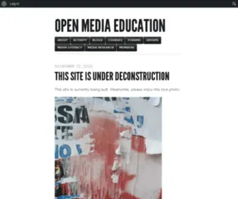 Openmediaeducation.net(Nginx) Screenshot