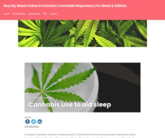 Openmedianow.net(Buy My Weed Online in Canada) Screenshot