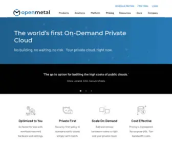 Openmetal.io(Private Cloud) Screenshot