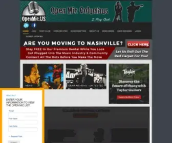 Openmiccolumbus.com(Open Mic Columbus) Screenshot