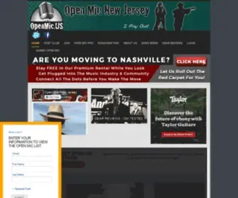 Openmicnewjersey.com(Open Mic New Jersey) Screenshot